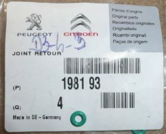 těsnění přepadu paliva citroen peugeot 1.6 hdi 198193
