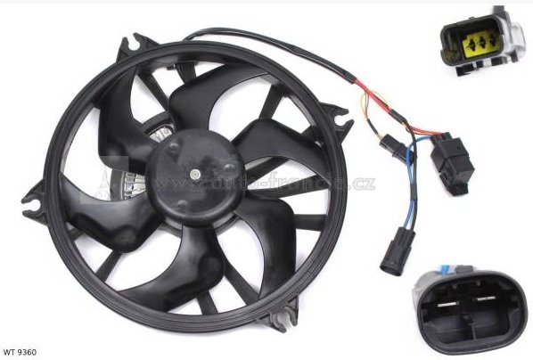 1253t3,1253n8,VENTILÁTOR CHLADIČE citroen,peugeot