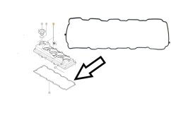 tesnění víka ventilů  renault 3.0 dci,7701057897