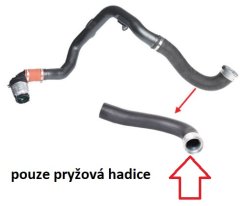 8200730589 hadice turbodmychadla renault master 2.3 dci,opel,nissan-pouze pryžová hadice