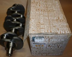 kliková hřídel motoru renault 1.9 dci ,8200037836,original