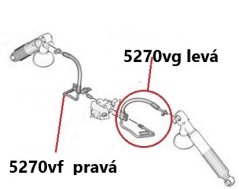5270vf hydraulické potrubí citroen c5 pravá zadní