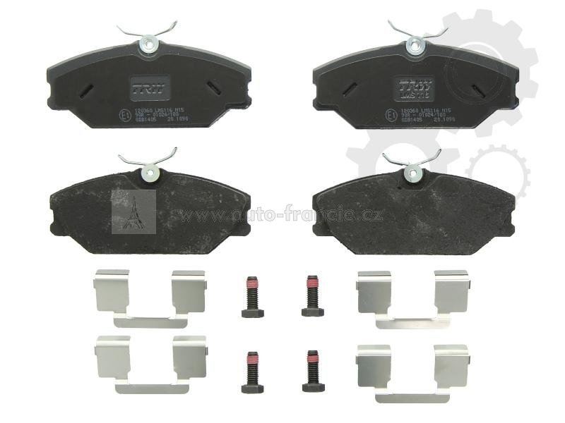 PŘEDNÍ BRZDOVÉ DESTIČKY renault,7701206379 ,trw gdb1405