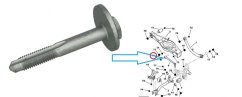 513259,šroub zadní geometrie peugeot 406
