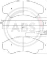 přední brzdové desky boxer,jumper,ducato,A.B.S.