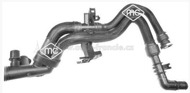 1336x3 hadice chlazení,topení 1.6 HDI,citroen,peugeot