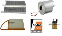 filtry 1.6 HDI,sada filtrů citroen,peugeot 1.6 hdi