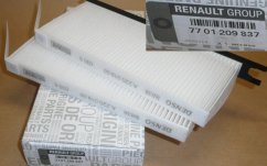 8201676037 kabinový filtr renault kangoo 2,Master IV,7701209837,ORIGINAL RENAULT
