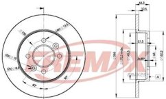 zadní brzdový kotouč renault laguna I,7701205844,FREMAX BD-4295