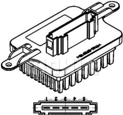 6441cq odpor ventilátoru peugeot 3008,5008 alternativní výrobce