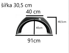 zadní blatník renault master,citroen jumper,peugeot boxer ,ford transit