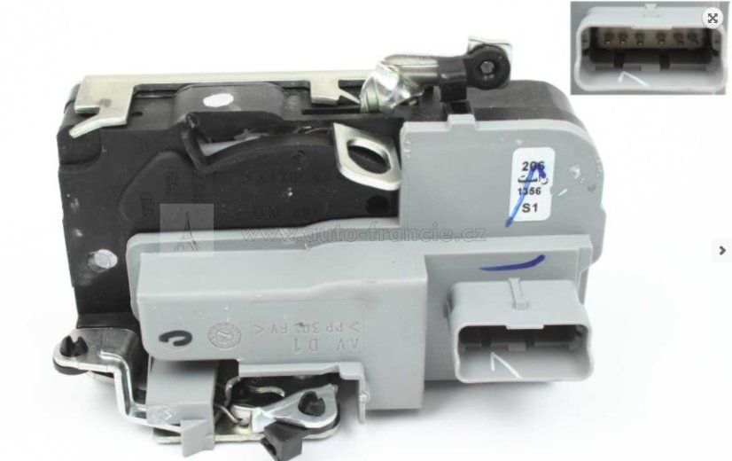 9136j1 zámek dveří peugeot 306,206,pravý přední,alternativní výrobce