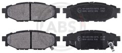 zadní brzdové destičky subaru forester toyota impreza legacy outbacka gt86