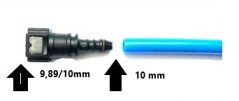 rychlospojka palivového potrubí 10mm