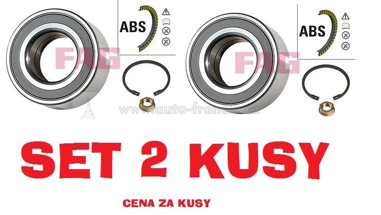 ložisko předního kola citroen,peugeot,3350.69,3350.84,FAG sada 2ks