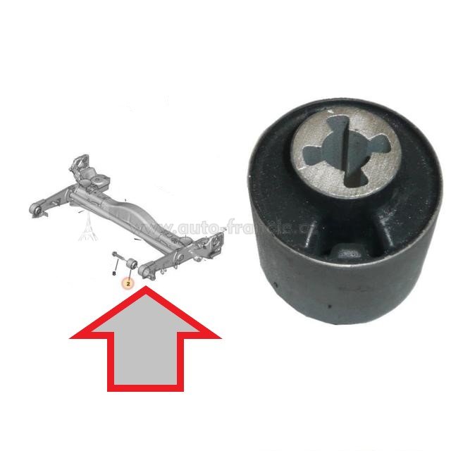 silentblok zadní nápravy citroen,peugeot,5131F4,FPARTS