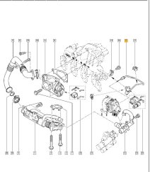 snímač teploty spalin renault 1.9 dci (u turba)
