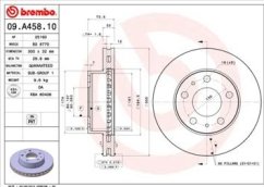 PŘEDNÍ BRZDOVÝ KOTOUČ  BOXER III 2,2 HDI,3.0 HDI,424938,424937