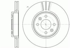 přední brzdový  kotouč renault dacia ,7700426389