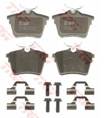 zadní brzdové destičky citroen,peugeot,4254.04*,TRW