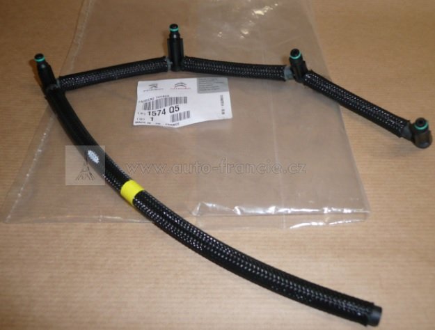 potrubí přepadu paliva citroen,peugeot 1.6 hdi,1574q5   9660777980
