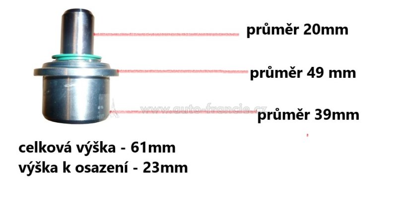 čep ramene renault megane RS,clio rs,8200438088