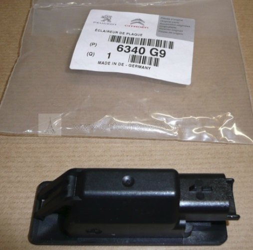 6340g2 osvětlení spz citroen,peugeot,originální díl