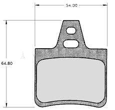 zadní brzdové destičky citroen xantia,425183*,TRW