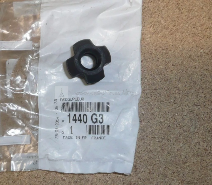 1440g3 silentblok filtru vzuchu citroen peugeot original