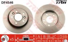 zadní brzdový kotouč renault,6025304073,TRW