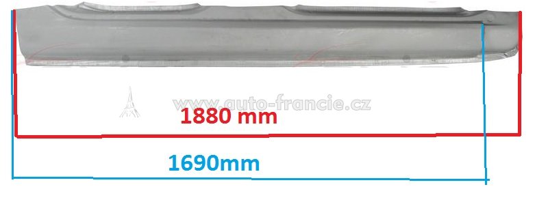 pravý práh peugeot 307,307SW