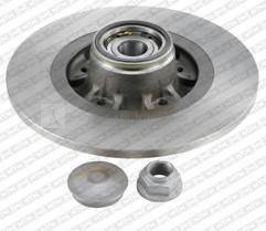 zadní brzdový kotouč s ložiskem renault kangoo,8200381148,SNR