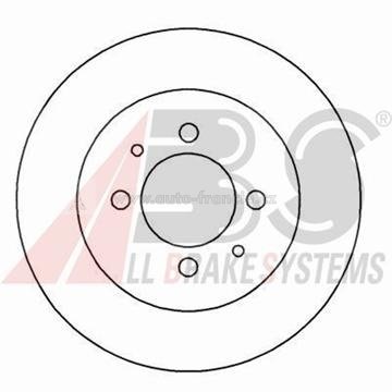 zadní brzdový kotouč renault laguna I,7701205844,abs 16214