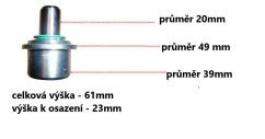 čep ramene renault megane RS,clio rs,8200438088