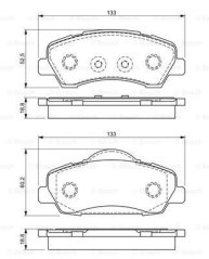 brzdové destičky citroen cellyse,peugeot 301,bosch1608691380,1610699280