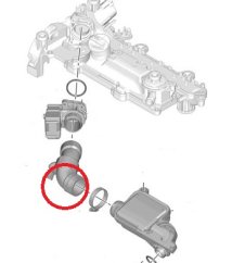 hadice sání citoren,peugeot 1.4 hdi,1434.45