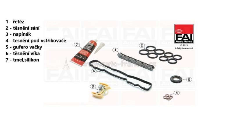 ROZVODOVÁ SADA 0816j1 CITROEN,PEUGEOT 1.6 HDI