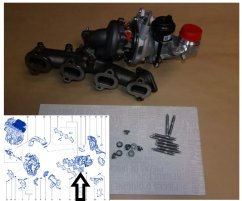 turbodmychadlo renault master 2.3 dci bi turbo 144108149r