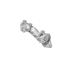 sběrné výfukové potrubí citroen,peugeot 1.9 D,DW8