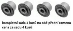SILENTBLOK PŘEDNÍHO RAMENE 306,berlingo,partner,zx,xsara, sada4ks