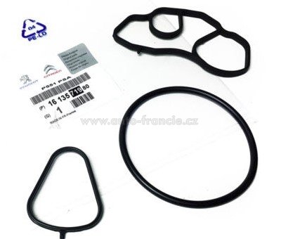 1613571980 sada těsnění olejového filtru citroen,peugeot 1.4 1.6 VTi THP 16V EP3 EP6