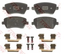 BRZDOVÉ DESKY PŘEDNÍ renault,dacia,7701208422,TRW