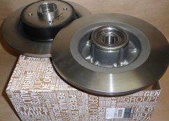 zadní brzdový kotouč s ložiskem renault grandscenic,7701208230,original renault