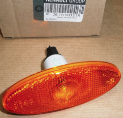 boční poziční světlo renault master , 261b00001r,original