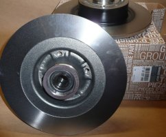 zadní brzdový kotouč s ložiskem renault,7701207898,original renault