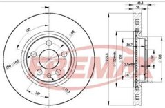 přední brzdový kotouč citroen,peugeot,4246.j2*,fremax bd4620