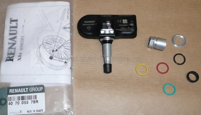 senzor tlaku pneumatik renault 407005578r