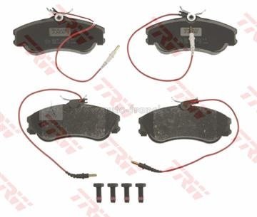 PŘEDNÍ BRZDOVÉ DESTIČKY citroen,peugeot,trw gdb1260