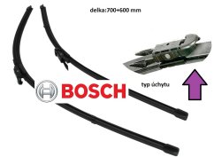 stěrače citroen c4,přední 700+600mm,bosch 3397118965