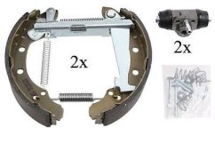 sada brzdových čelistí škoda fabia,vw,seat,audi,remsa